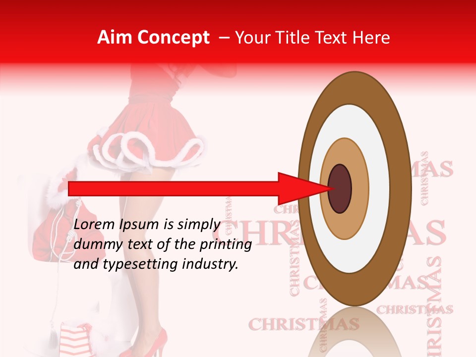 Young Holiday Happy PowerPoint Template