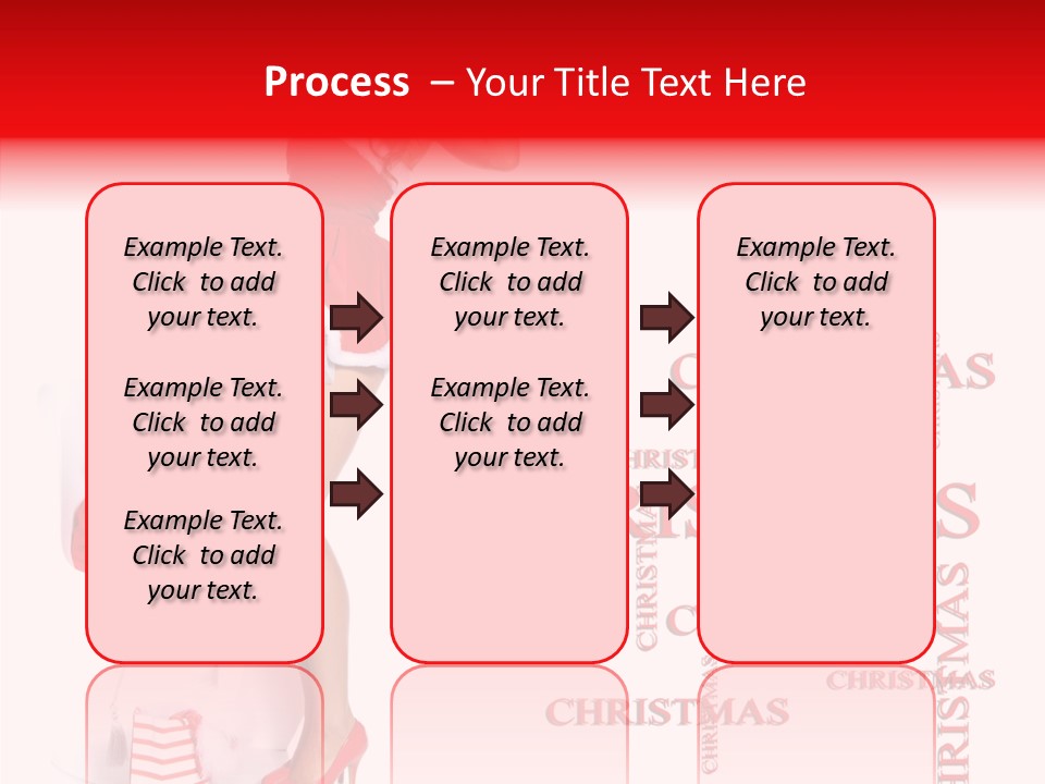 Young Holiday Happy PowerPoint Template