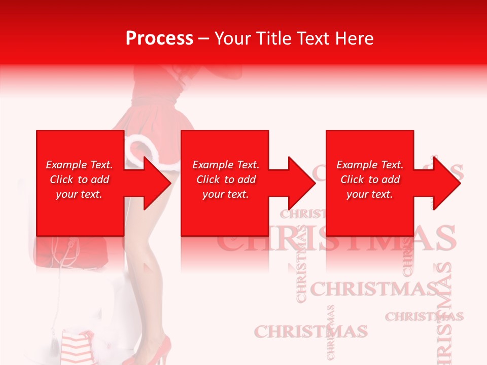 Young Holiday Happy PowerPoint Template