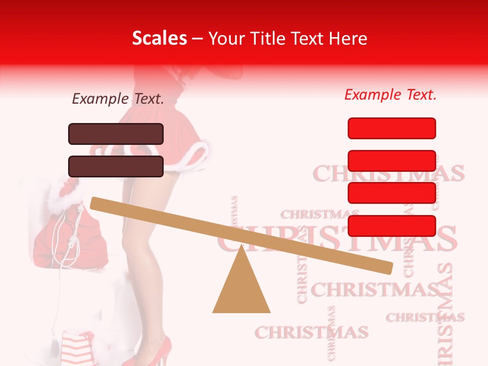 Young Holiday Happy PowerPoint Template