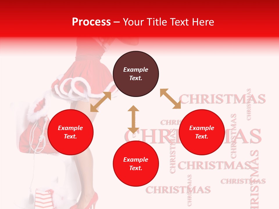 Young Holiday Happy PowerPoint Template