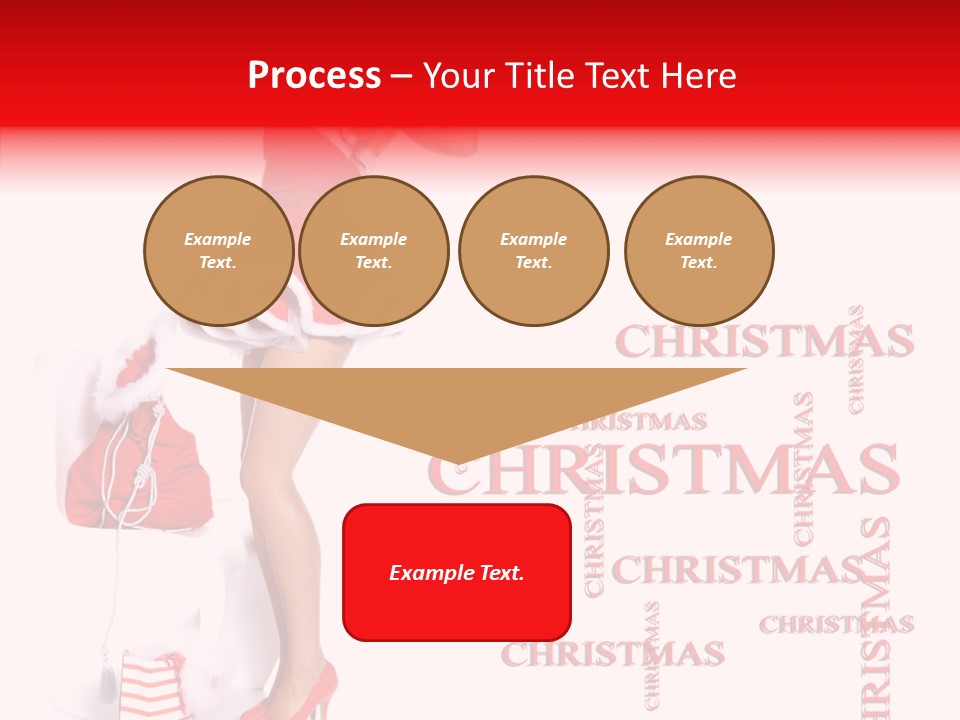 Young Holiday Happy PowerPoint Template