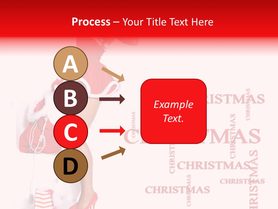 Young Holiday Happy PowerPoint Template