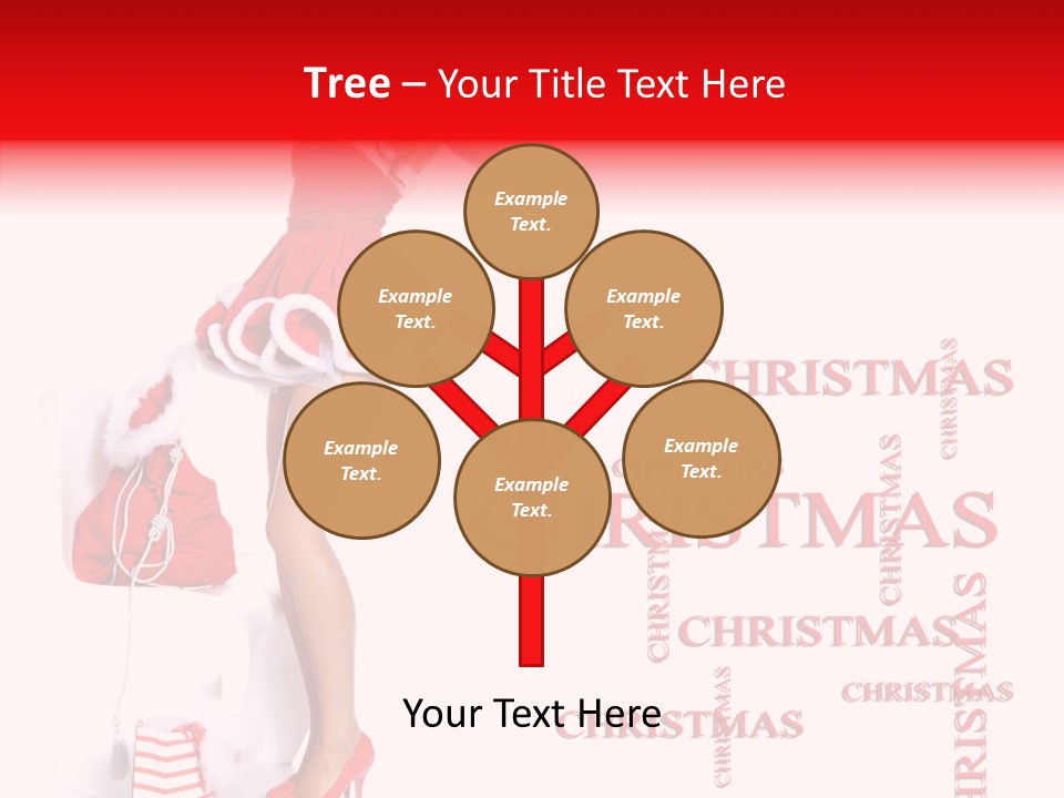 Young Holiday Happy PowerPoint Template