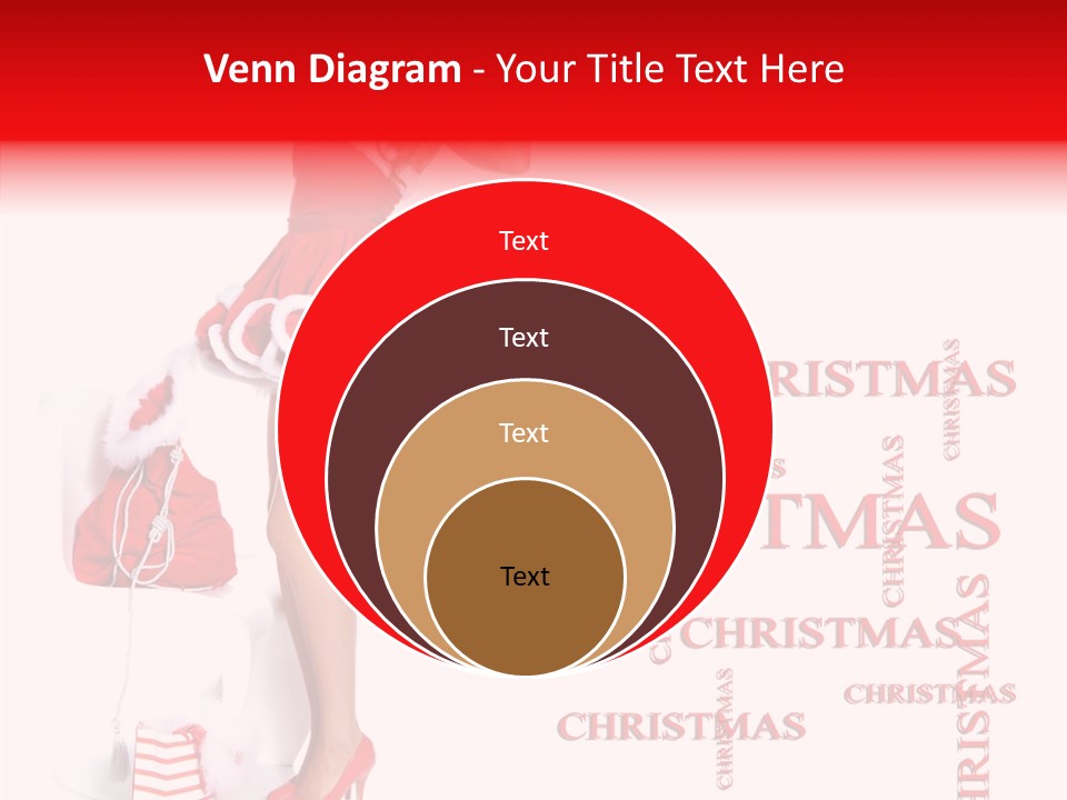 Young Holiday Happy PowerPoint Template