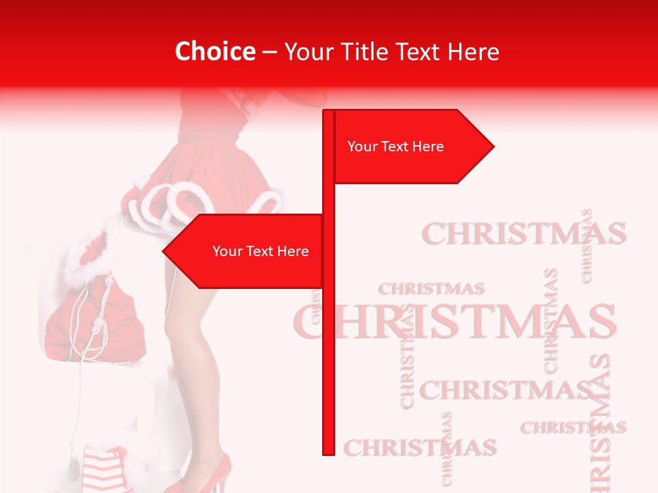 Young Holiday Happy PowerPoint Template