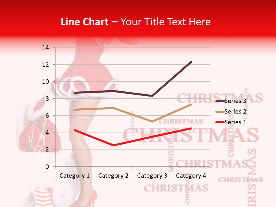 Young Holiday Happy PowerPoint Template