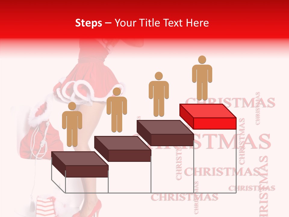 Young Holiday Happy PowerPoint Template