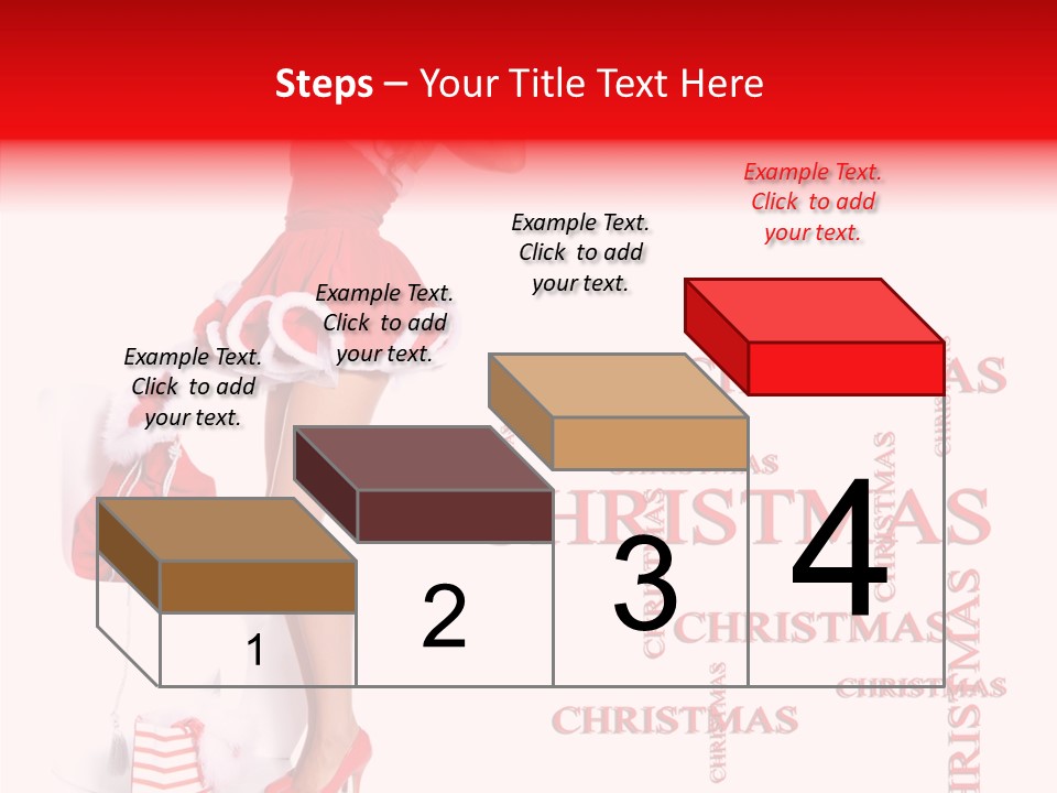 Young Holiday Happy PowerPoint Template