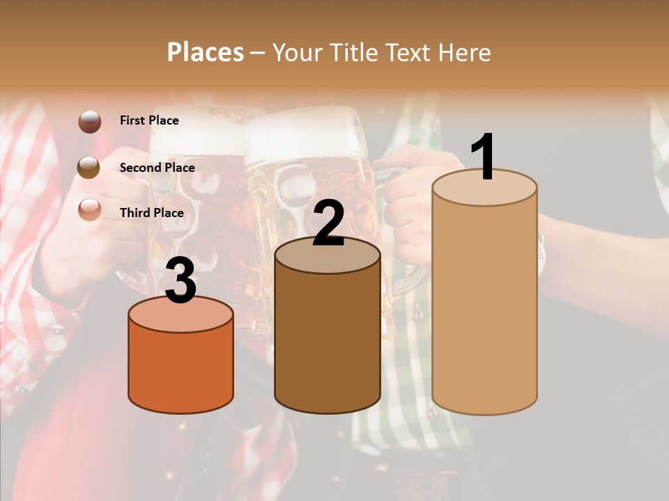 Bierglas Restaurant Wirtshaus PowerPoint Template