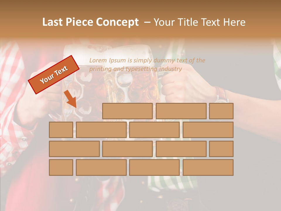 Bierglas Restaurant Wirtshaus PowerPoint Template