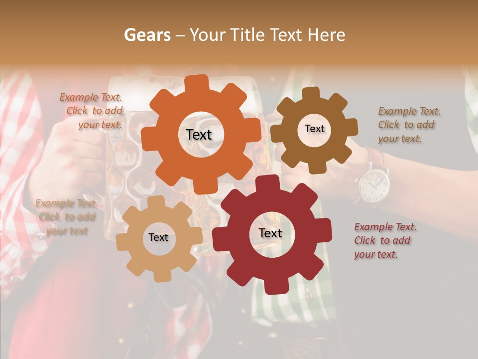 Bierglas Restaurant Wirtshaus PowerPoint Template