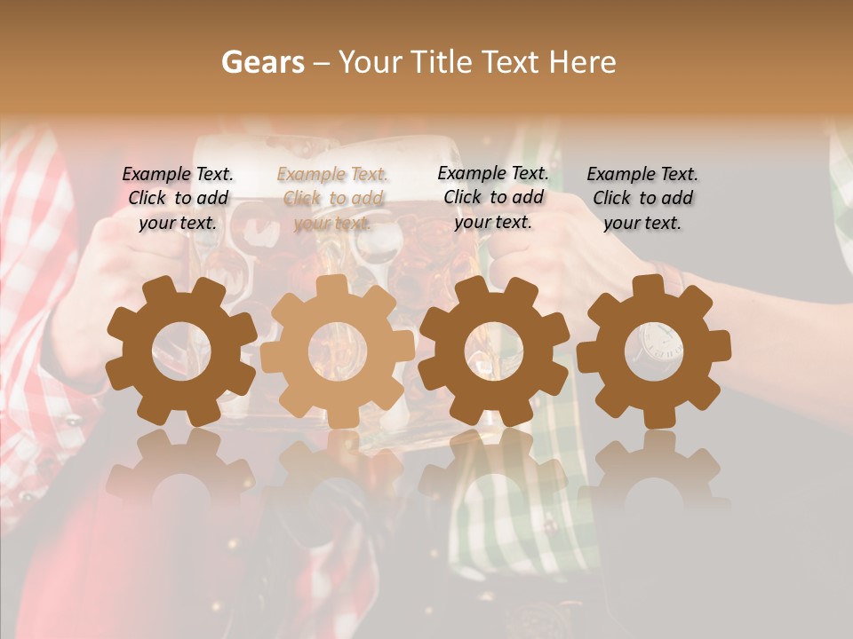 Bierglas Restaurant Wirtshaus PowerPoint Template