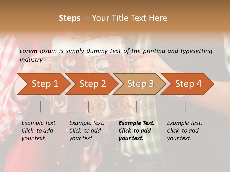 Bierglas Restaurant Wirtshaus PowerPoint Template