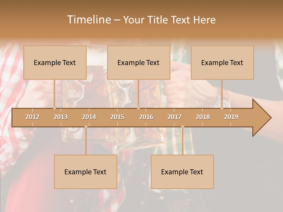 Bierglas Restaurant Wirtshaus PowerPoint Template