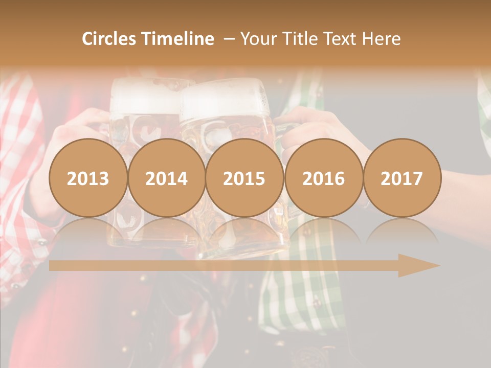 Bierglas Restaurant Wirtshaus PowerPoint Template