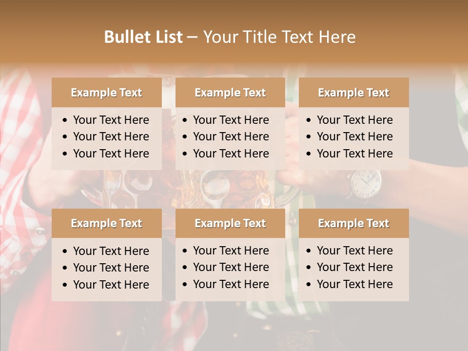 Bierglas Restaurant Wirtshaus PowerPoint Template