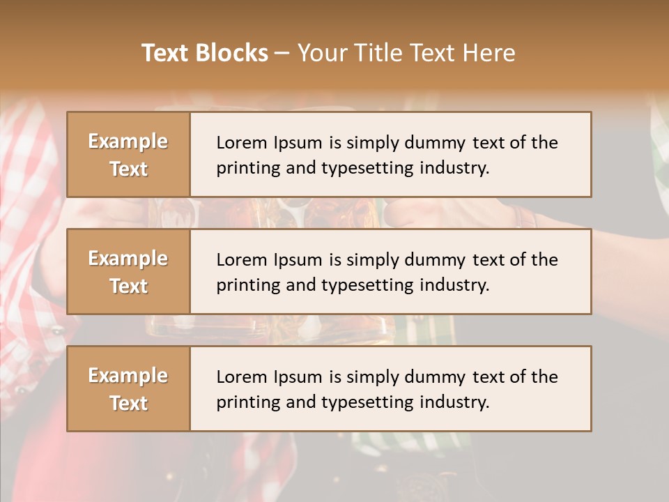 Bierglas Restaurant Wirtshaus PowerPoint Template
