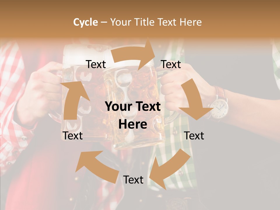 Bierglas Restaurant Wirtshaus PowerPoint Template