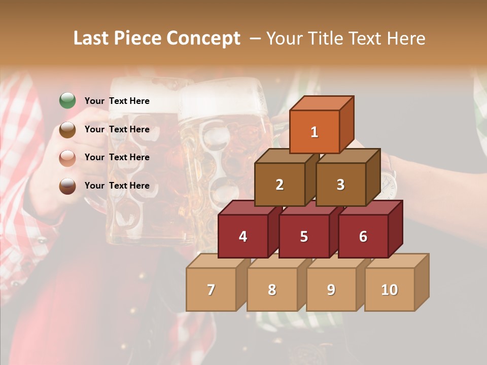 Bierglas Restaurant Wirtshaus PowerPoint Template