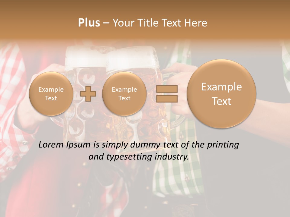 Bierglas Restaurant Wirtshaus PowerPoint Template