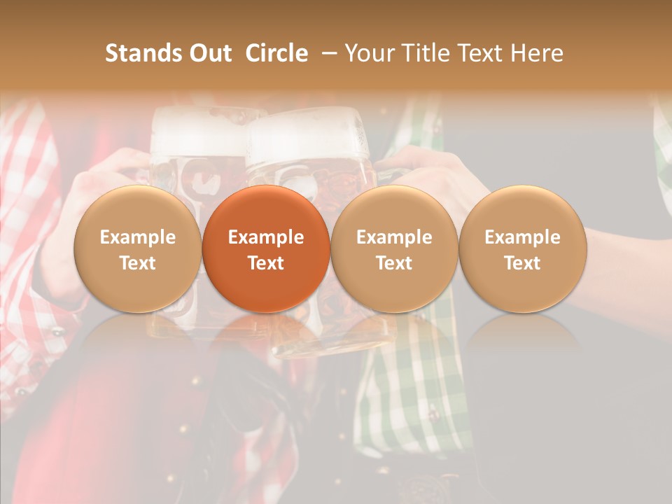 Bierglas Restaurant Wirtshaus PowerPoint Template