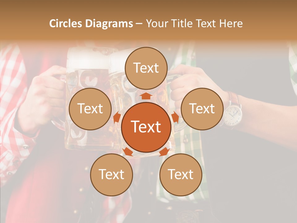 Bierglas Restaurant Wirtshaus PowerPoint Template