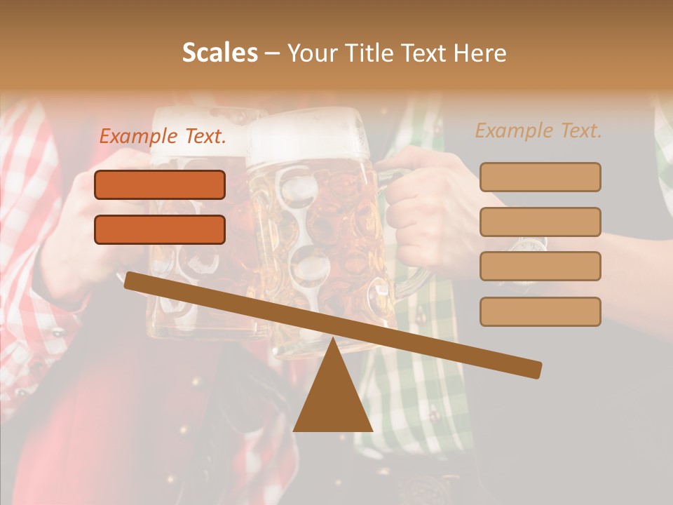 Bierglas Restaurant Wirtshaus PowerPoint Template