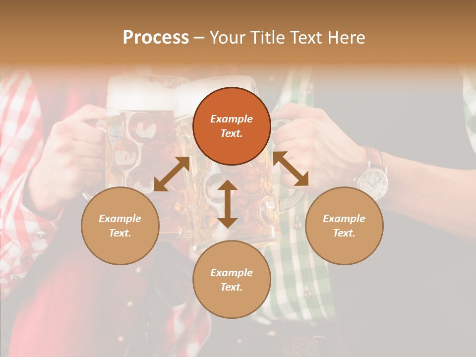 Bierglas Restaurant Wirtshaus PowerPoint Template