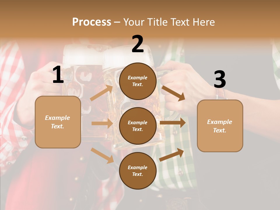 Bierglas Restaurant Wirtshaus PowerPoint Template