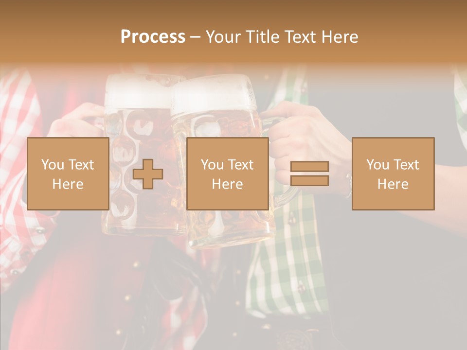 Bierglas Restaurant Wirtshaus PowerPoint Template