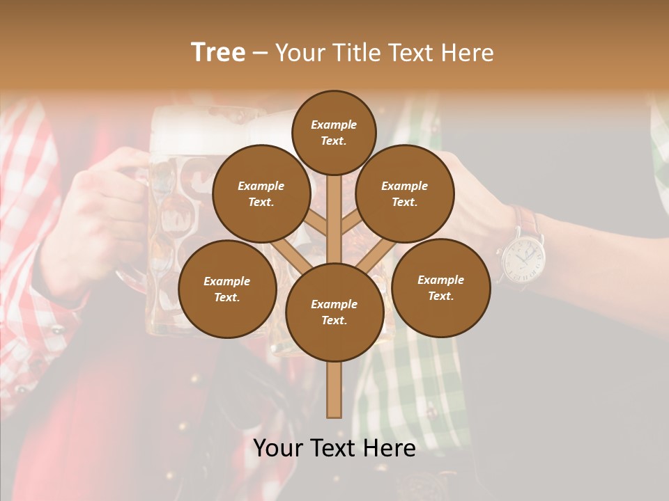 Bierglas Restaurant Wirtshaus PowerPoint Template