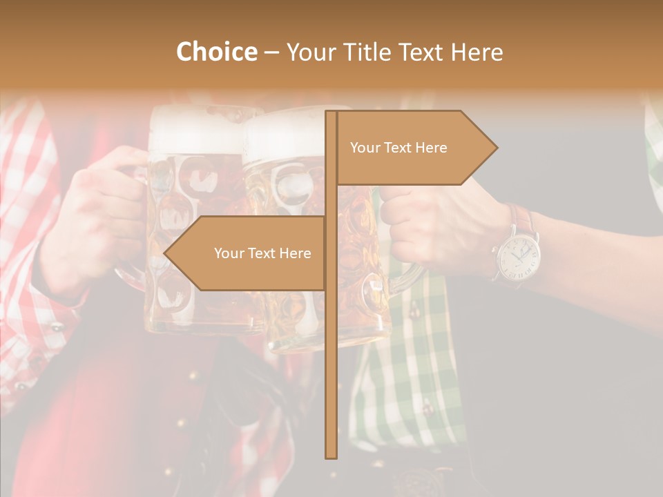 Bierglas Restaurant Wirtshaus PowerPoint Template