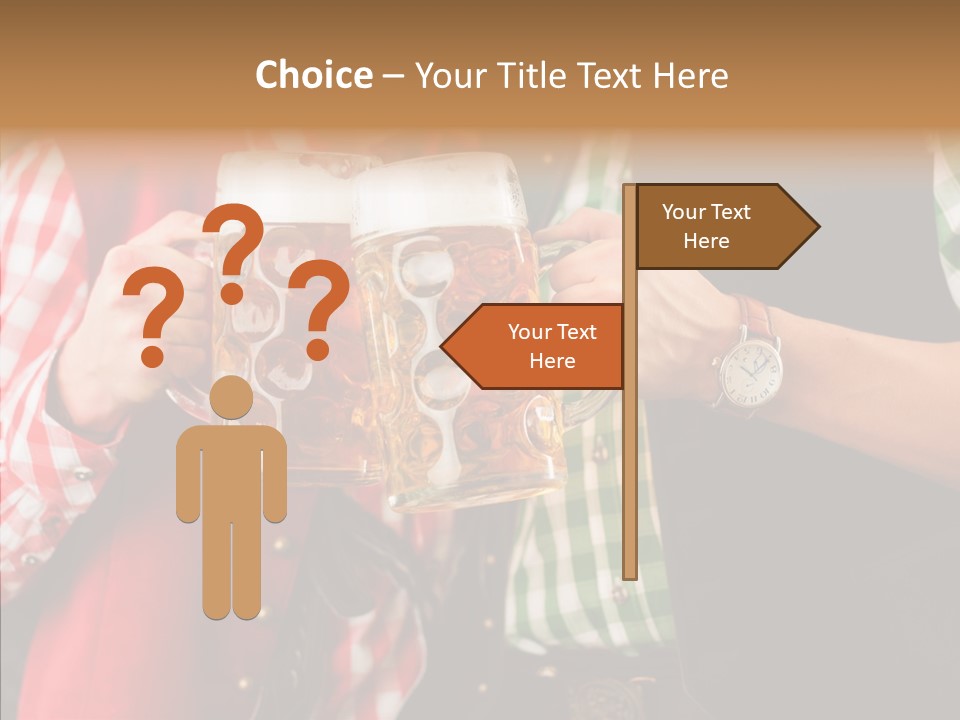 Bierglas Restaurant Wirtshaus PowerPoint Template