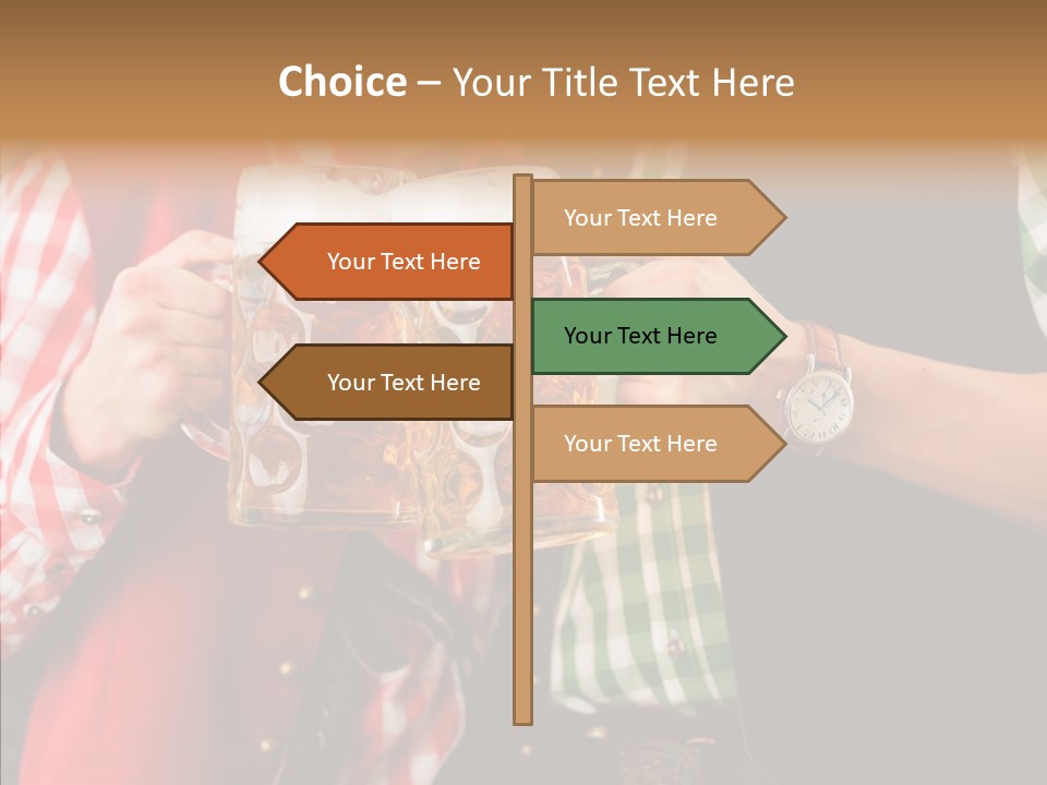 Bierglas Restaurant Wirtshaus PowerPoint Template