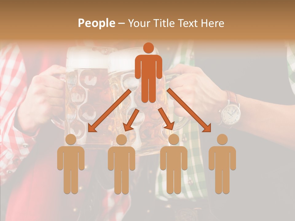 Bierglas Restaurant Wirtshaus PowerPoint Template