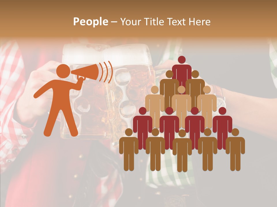 Bierglas Restaurant Wirtshaus PowerPoint Template