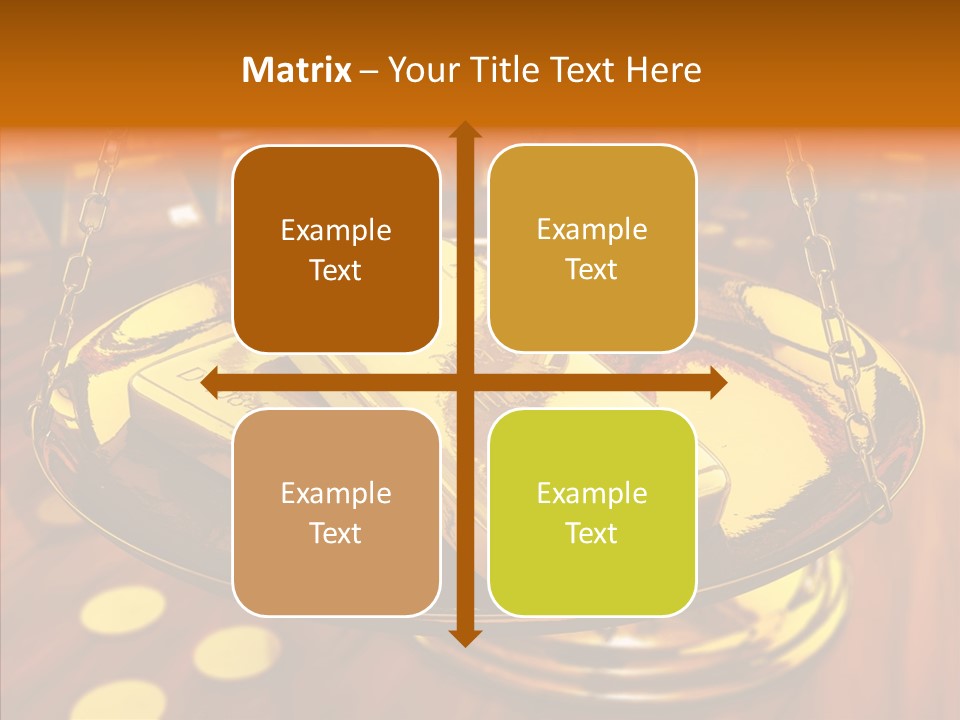 Cast Economic Wood PowerPoint Template