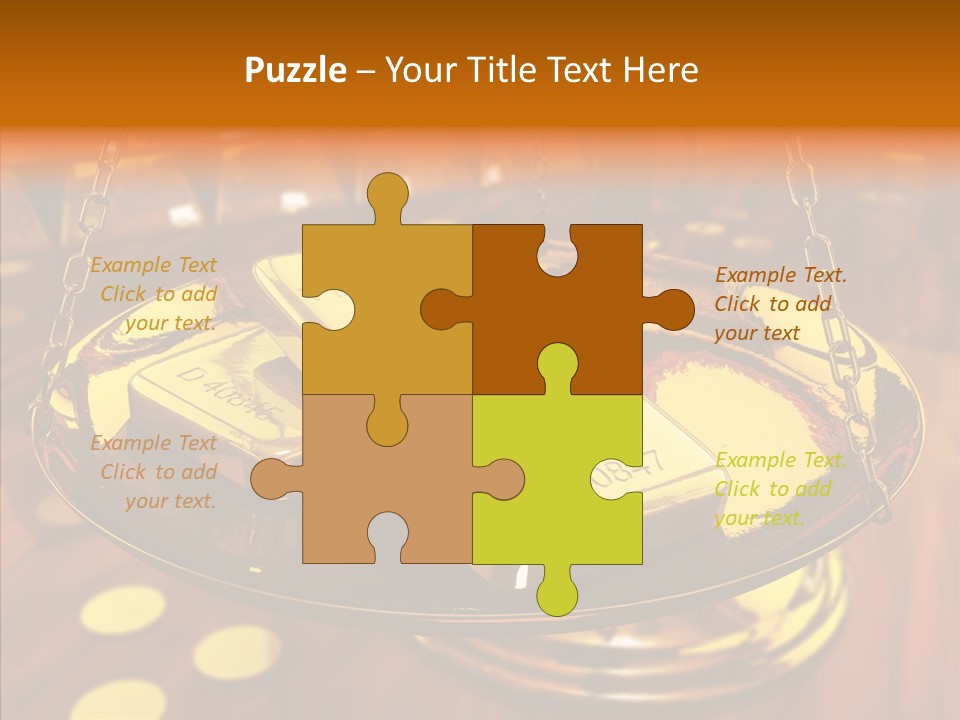 Cast Economic Wood PowerPoint Template