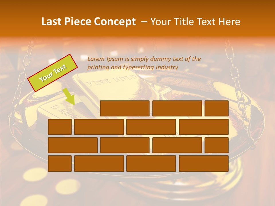 Cast Economic Wood PowerPoint Template