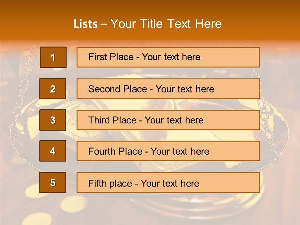 Cast Economic Wood PowerPoint Template
