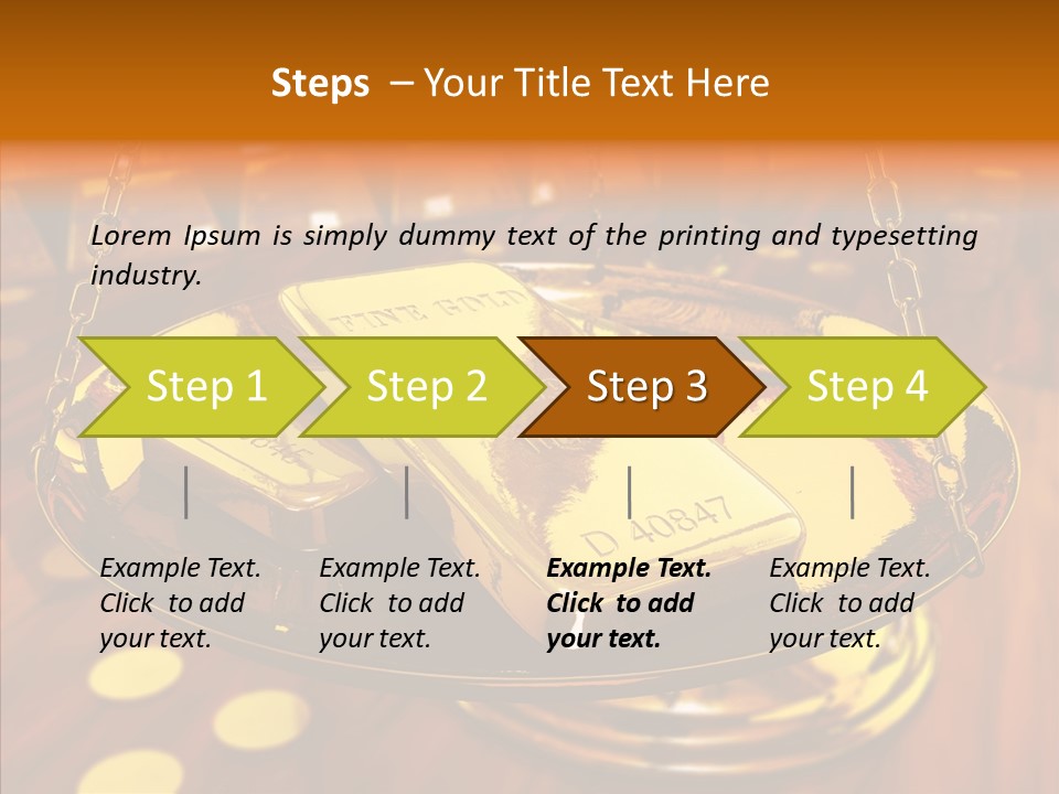 Cast Economic Wood PowerPoint Template