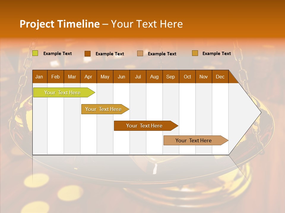 Cast Economic Wood PowerPoint Template
