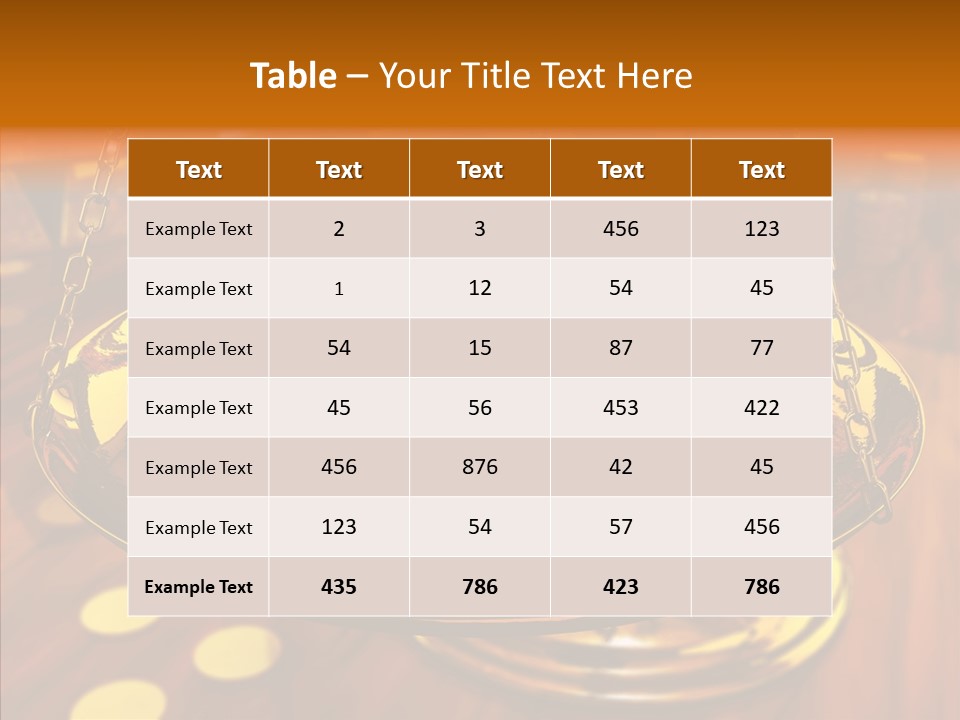 Cast Economic Wood PowerPoint Template