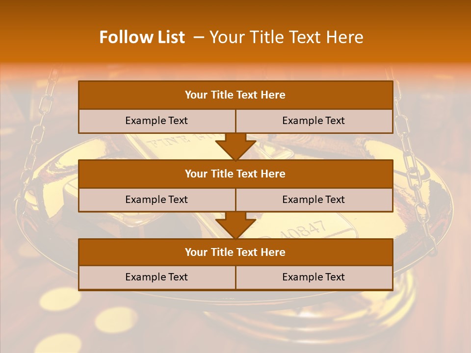 Cast Economic Wood PowerPoint Template
