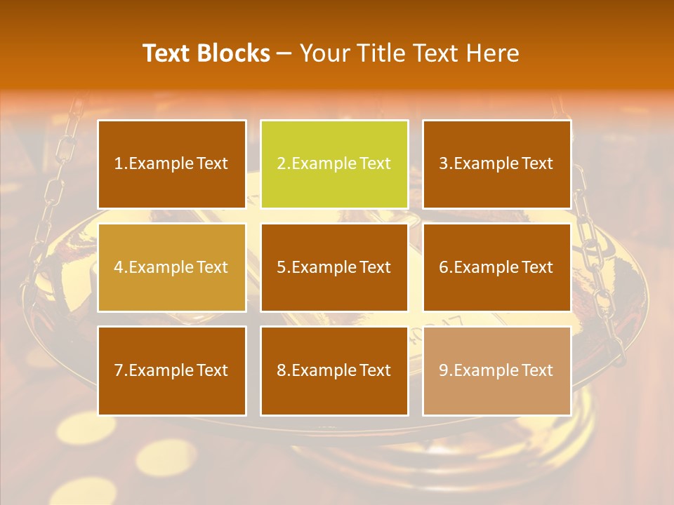 Cast Economic Wood PowerPoint Template