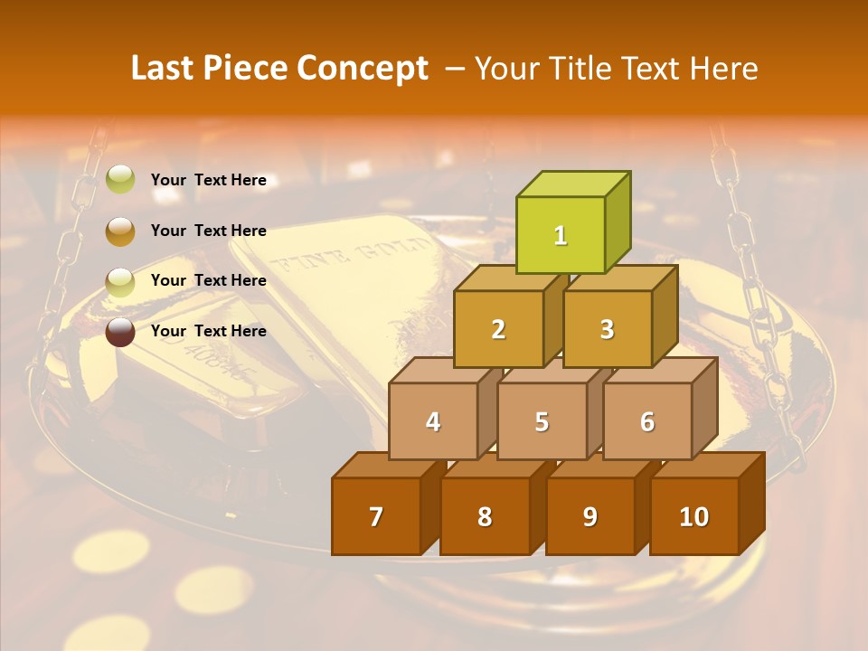 Cast Economic Wood PowerPoint Template