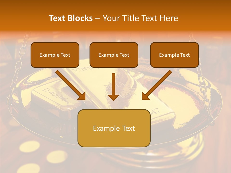 Cast Economic Wood PowerPoint Template