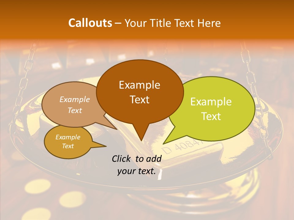 Cast Economic Wood PowerPoint Template