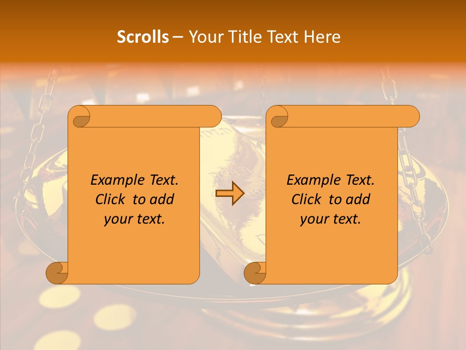 Cast Economic Wood PowerPoint Template